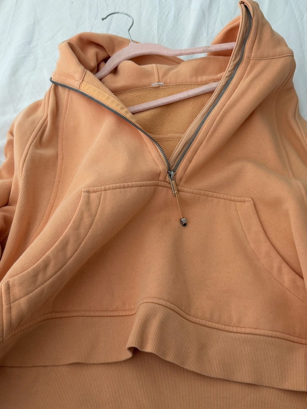 lululemon athletica Peach Half-Zip Varsity Jacket